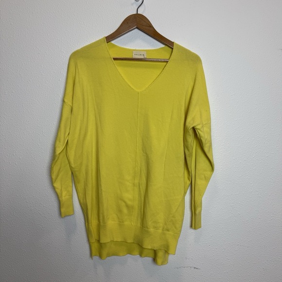 Lemon Sweaters - Dreamers By Debut Women's Yellow Knit Sweater Size Small/Medium Lemon